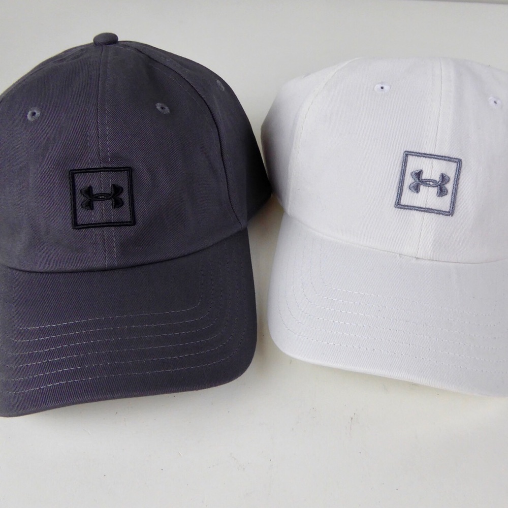 Under Armour Twill HeatGear Hat Caps Bundle NWT